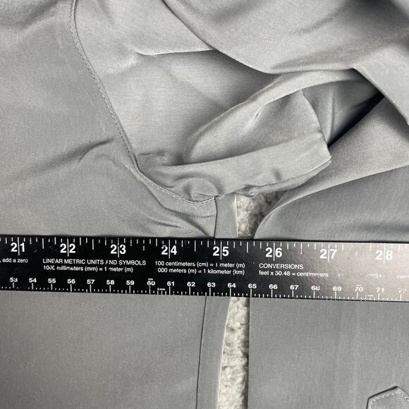 Husky Club Men's XL Gray Patterned Polyester Rayon Long Sleeve Button Up Shirt - Picture 10 of 16